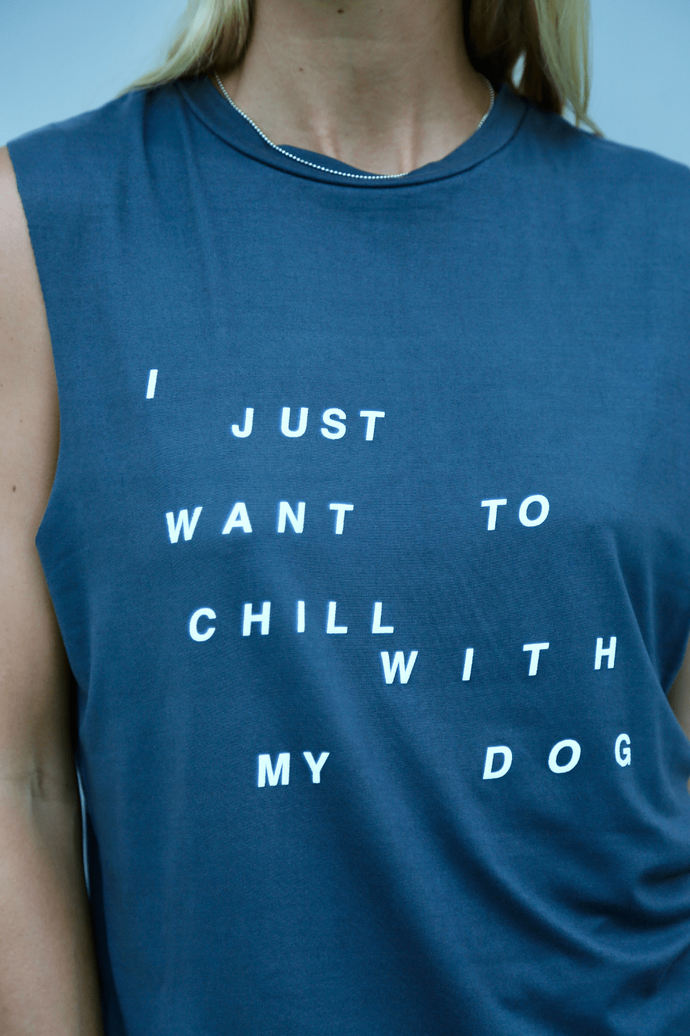The Lili Active Crop - I Just Want To Chill With My Dog - Perfect Charcoal